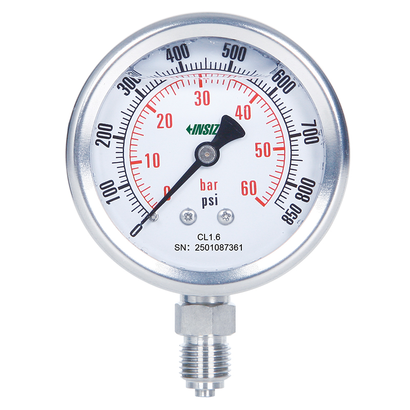 Bourdon Tube Pressure Gauges (Liquid Filled)