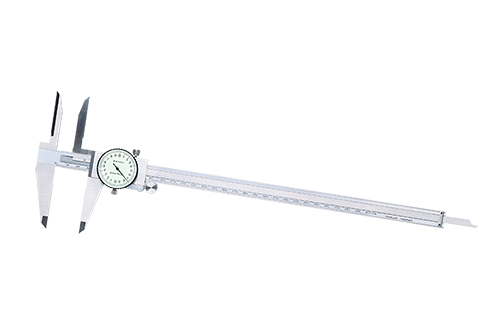 Dial Calipers With Long Upper Jaws